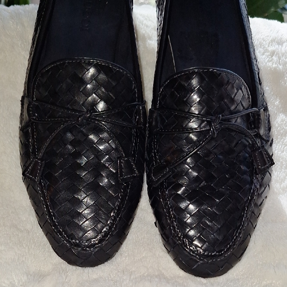 Sesto Meucci Black Woven Flats - Picture 5 of 6